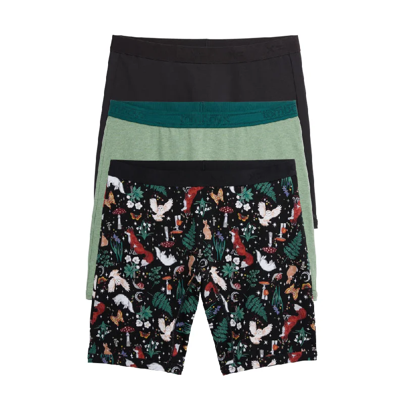 Men's boxer briefs with a snug - fit waistband9" Boxer Briefs 3-Pack - Woodland Tapestry Men's boxer briefs with a snug - fit waistband9" Boxer Briefs 3-Pack - Woodland Tapestry