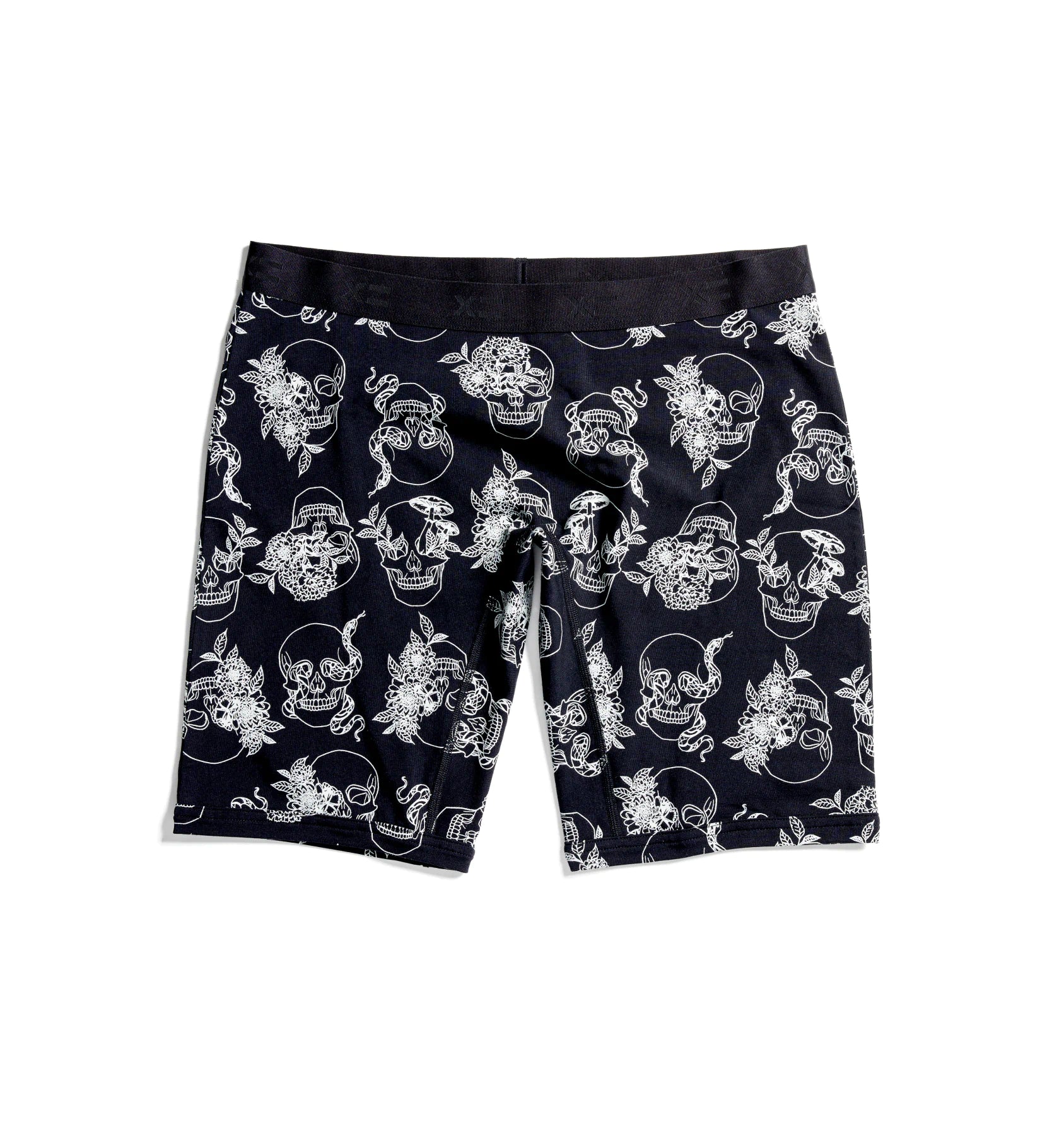 Men's seamless boxer briefs for a smooth fit​9" Boxer Briefs - Skull Garden