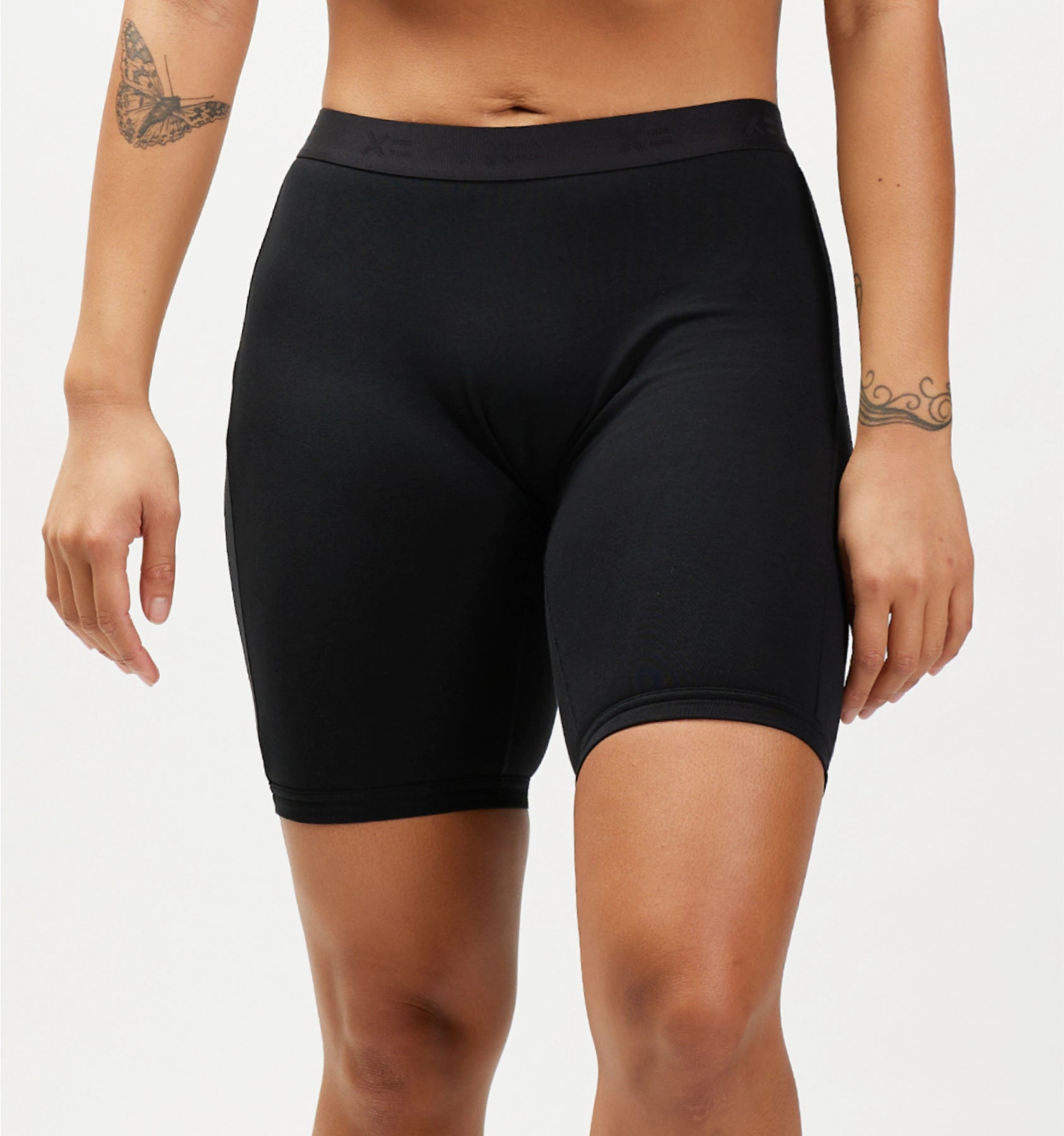 Men's boxer briefs with a comfortable crotch gusset​9" Boxer Briefs - X= Black