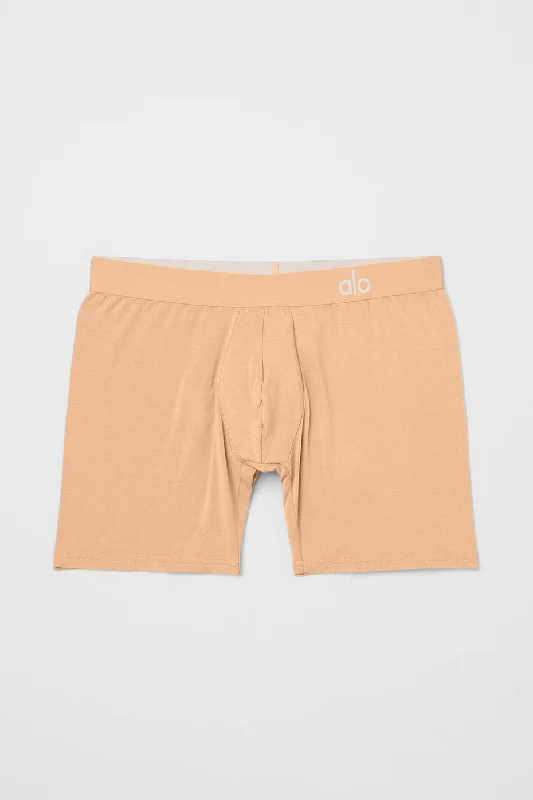 Men's boxer briefs with a no - ride - up design​Day and Night Boxer - Champagne