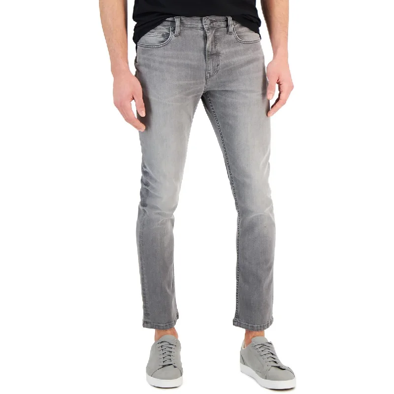 Men's Stretch Jeans with a Moisture - Wicking Lining for Active LifestylesAlfani Mens Flat Front Classic Fit Skinny Jeans Men's Stretch Jeans with a Moisture - Wicking Lining for Active LifestylesAlfani Mens Flat Front Classic Fit Skinny Jeans