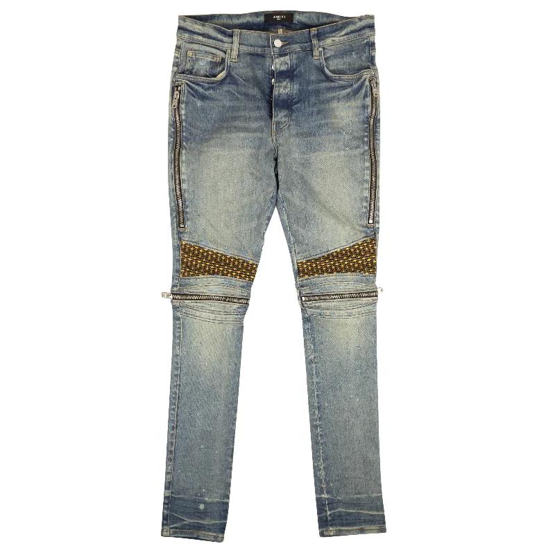Men's Slim Fit Stretch Jeans in Dark Wash for a Modern and Comfortable LookAmiri Mx2 Velvet Pj Jeans - Clay Indigo Men's Slim Fit Stretch Jeans in Dark Wash for a Modern and Comfortable LookAmiri Mx2 Velvet Pj Jeans - Clay Indigo