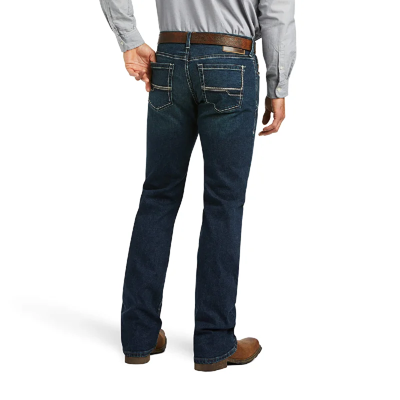 Men's Straight Leg Raw Denim Jeans for a Minimalist and Durable OptionAriat Men's M7 Slim TekStretch Marcello Straight Jean