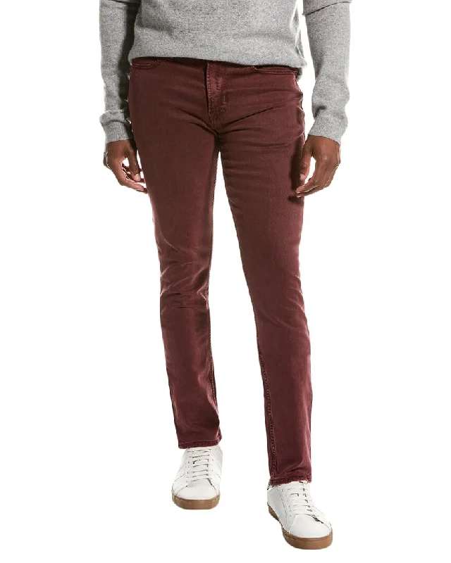 Men's Jeans with a Button - Fly for a Traditional and Classic AestheticHudson Jeans Axl Plum Slim Jean