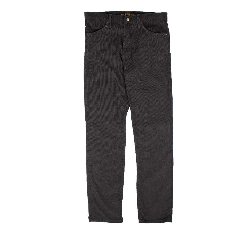 Plus Size Men's Bootcut Jeans with a Relaxed Waist for a Classic and Comfortable FitFreeman's Sporting Club Charcoal Grey Corduroy Cotton Jeans Plus Size Men's Bootcut Jeans with a Relaxed Waist for a Classic and Comfortable FitFreeman's Sporting Club Charcoal Grey Corduroy Cotton Jeans