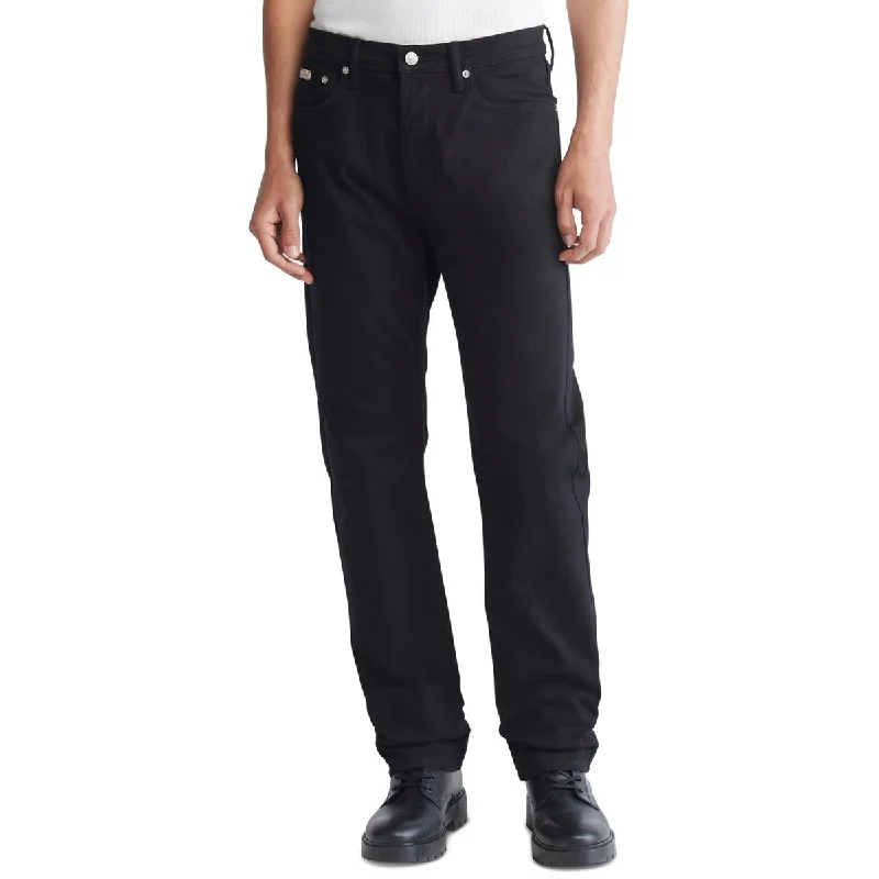 Men's Jeans with a Cargo - Inspired Knee Pocket for Extra StorageCalvin Klein Jeans Mens Stretch Straight Leg Slim Jeans Men's Jeans with a Cargo - Inspired Knee Pocket for Extra StorageCalvin Klein Jeans Mens Stretch Straight Leg Slim Jeans