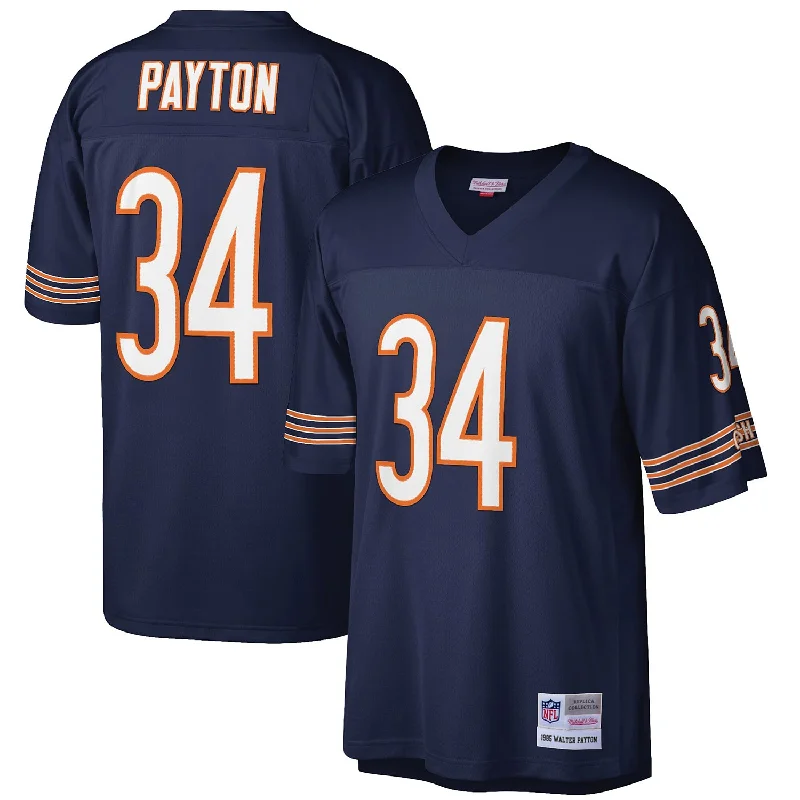 Men's Sustainable Organic Cotton Rugby Jerseys for Eco - Conscious Sports EnthusiastsChicago Bears 1985 Walter Payton Mitchell & Ness Replica Home Jersey Men's Sustainable Organic Cotton Rugby Jerseys for Eco - Conscious Sports EnthusiastsChicago Bears 1985 Walter Payton Mitchell & Ness Replica Home Jersey