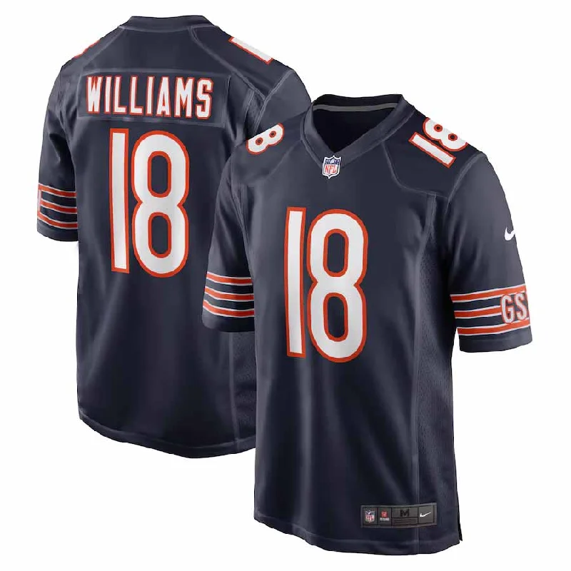 Men's Moisture - Wicking Golf Jerseys with UV Protection for Comfortable Rounds on the CourseChicago Bears Caleb Williams Home Game Replica Jersey