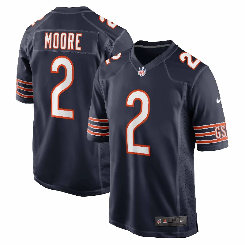 Men's Limited - Release American Football Jerseys of Rookie Stars for Early Adopters and FansChicago Bears DJ Moore Home Game Replica Jersey