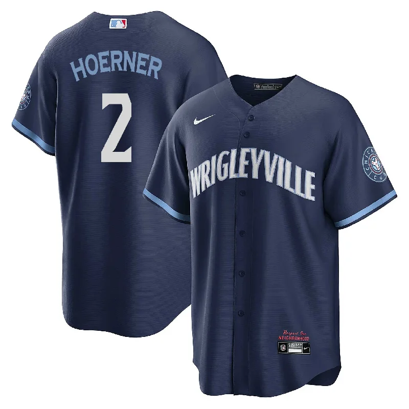 Men's Custom - Printed Baseball Jerseys with Player Names and Numbers for Personalized StyleChicago Cubs Nico Hoerner Nike City Connect Vapor Limited Jersey