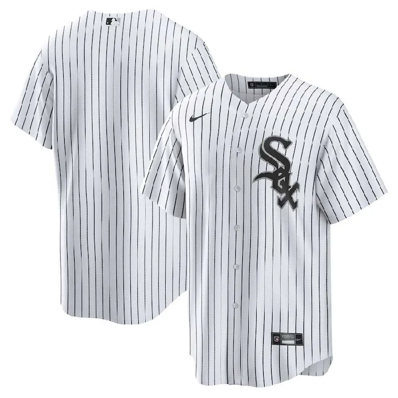 Men's Retro Hockey Jerseys with Classic Stripes and Logos for a Nostalgic Hockey AestheticChicago White Sox Nike Home Replica Jersey