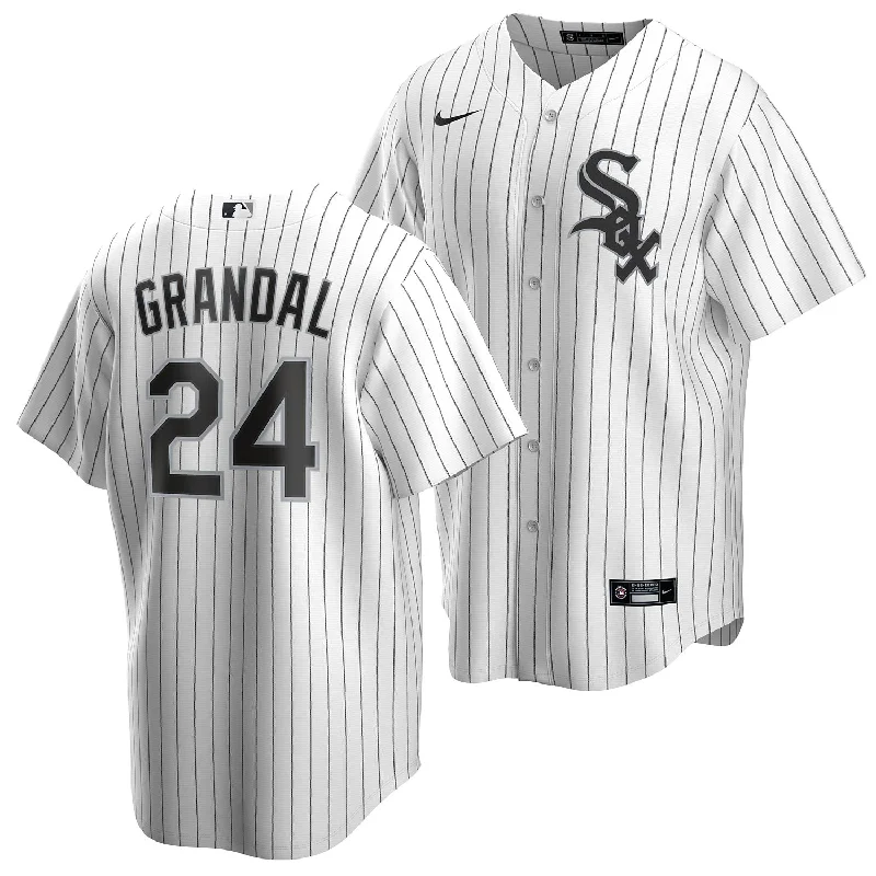 Men's Vintage American Football Jerseys of Legendary Teams for Collectors and FansChicago White Sox Yasmani Grandal Jersey