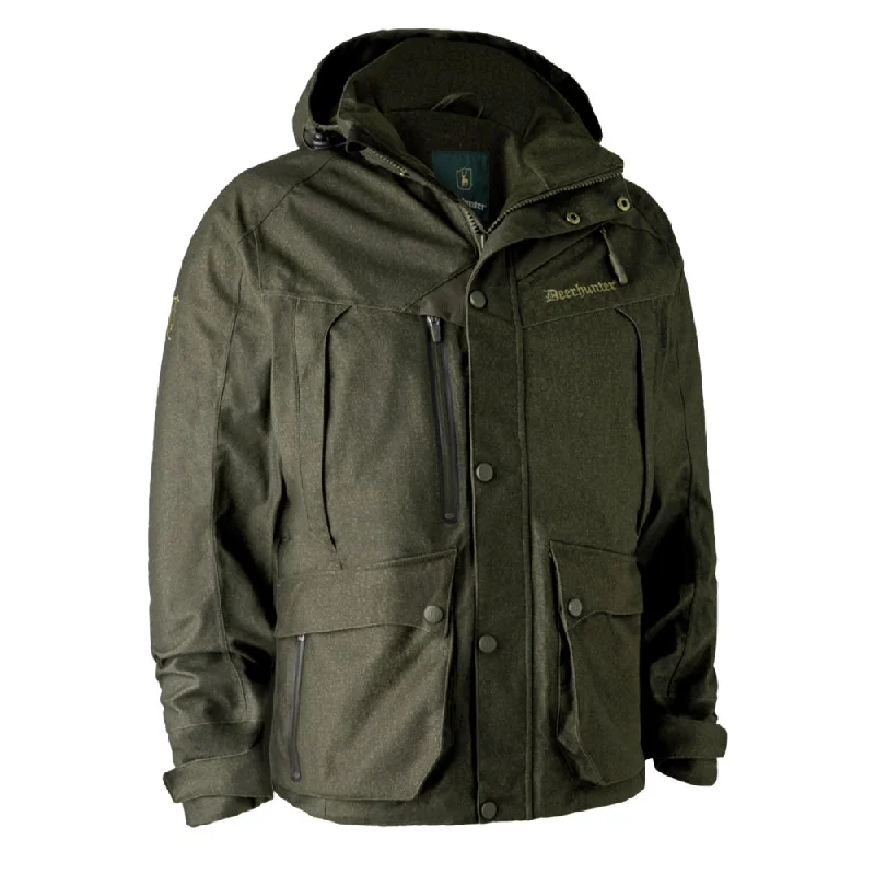 Hooded men jackets with a detachable faux - fur trim for added warmthDeerhunter Ram Jacket Elmwood Hooded men jackets with a detachable faux - fur trim for added warmthDeerhunter Ram Jacket Elmwood