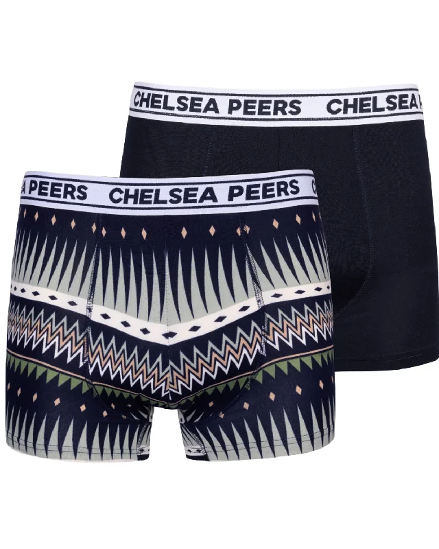 Men's boxer briefs with a performance - driven designFair Isle Print Two Pack Boxer Shorts Set Men's boxer briefs with a performance - driven designFair Isle Print Two Pack Boxer Shorts Set