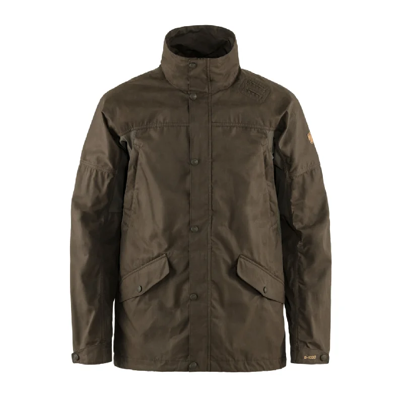 Lightweight men jackets made from recycled nylon for eco - friendly travelFjallraven Forest Hybrid Jacket Dark Olive Lightweight men jackets made from recycled nylon for eco - friendly travelFjallraven Forest Hybrid Jacket Dark Olive