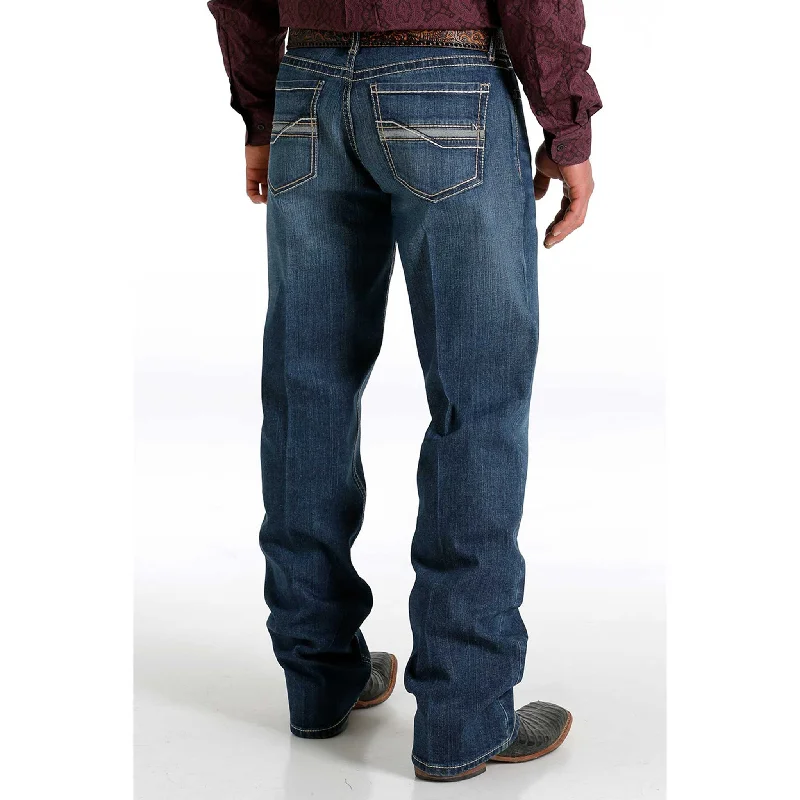 Men's Jeans with an Elastic Waistband for Ultimate ComfortCinch Men's Grant Medium Stone Jeans Men's Jeans with an Elastic Waistband for Ultimate ComfortCinch Men's Grant Medium Stone Jeans