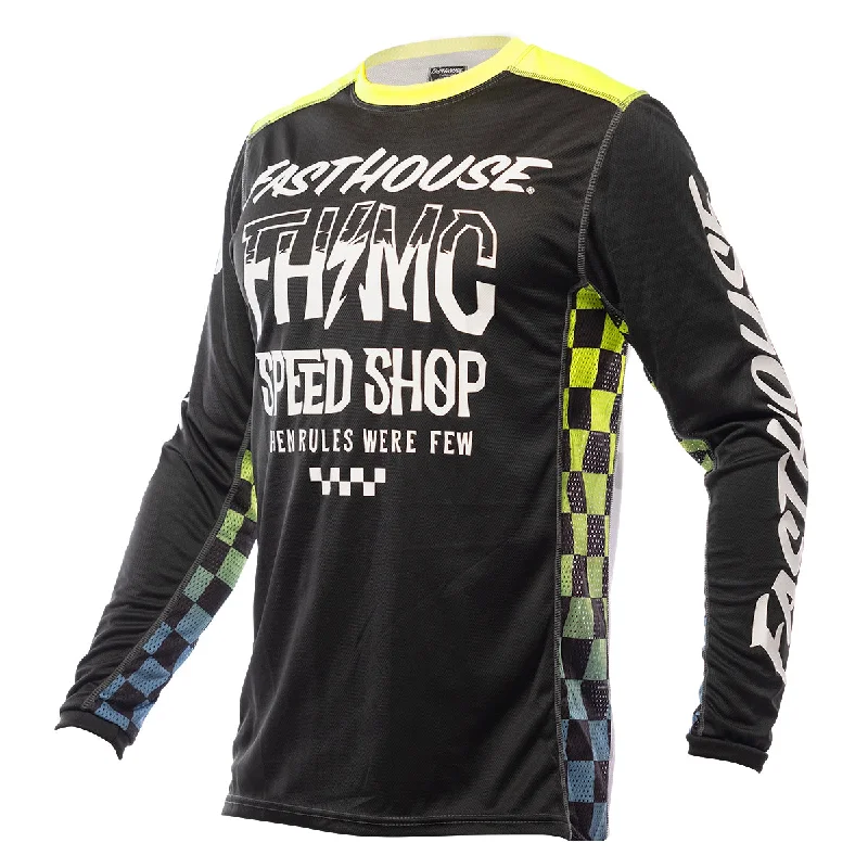 Men's Throwback Rugby Jerseys of Historic Matches and Teams for Rugby History BuffsGrindhouse Brute Jersey - Black/High Viz