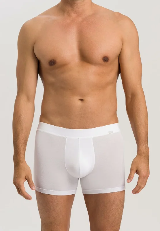 Men's boxer briefs with a moisture - repellent finish​Natural Function Long Boxer