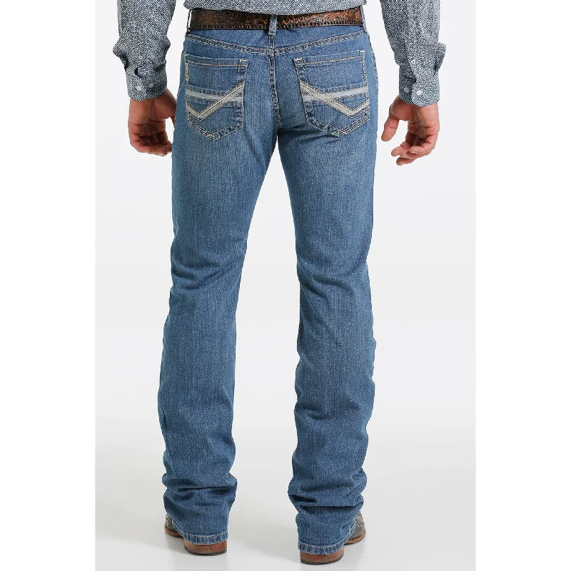 Plus Size Men's Bootcut Jeans with a Relaxed Waist for a Classic and Comfortable FitCinch Men's Ian Medium Stone Wash Jeans Plus Size Men's Bootcut Jeans with a Relaxed Waist for a Classic and Comfortable FitCinch Men's Ian Medium Stone Wash Jeans