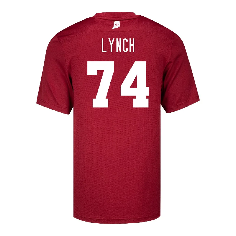 Men's Authentic Soccer Jerseys of National Teams for International Football EventsIndiana Hoosiers Adidas #74 Bray Lynch Crimson Student Athlete Football Jersey