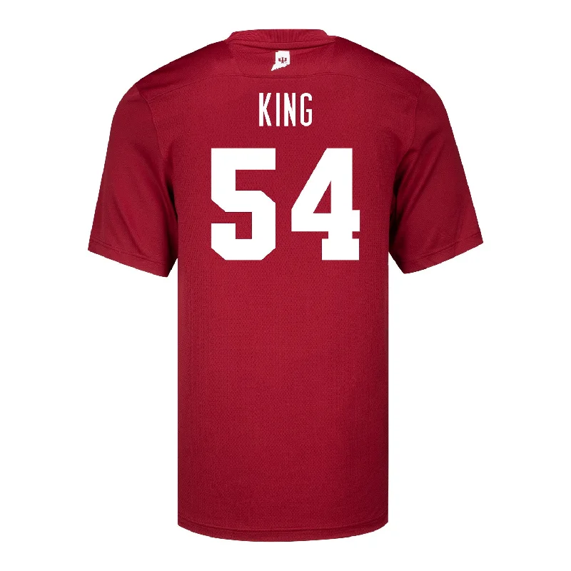 Men's Cycling Jerseys with Reflective Stripes for Safe and Stylish Rides at NightIndiana Hoosiers Adidas #54 Caleb King Crimson Student Athlete Football Jersey