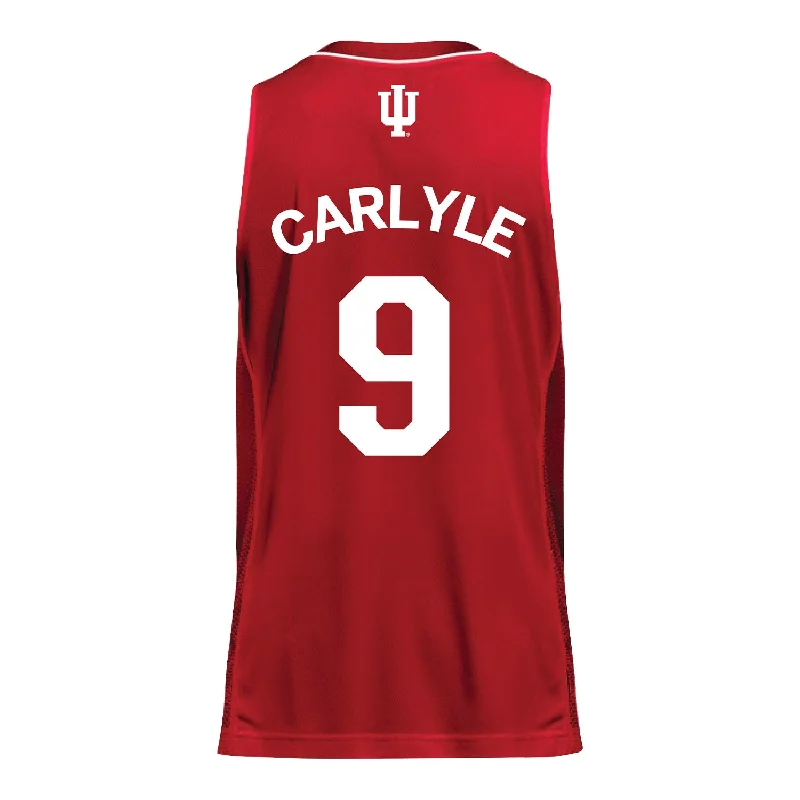 Men's Custom - Embroidered Volleyball Jerseys for Team Uniforms or Personalized GearIndiana Hoosiers Adidas Men's Basketball Crimson Student Athlete Jersey #9 Kanaan Carlyle