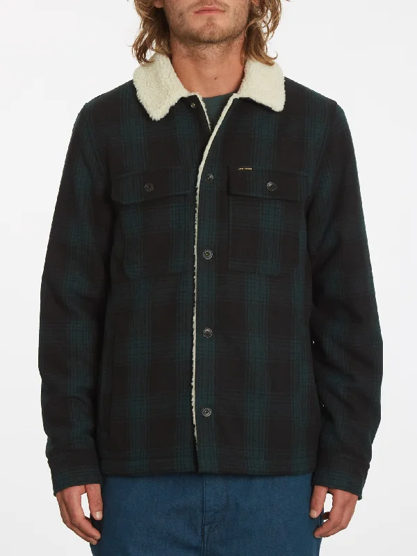 Plus - size men jackets with adjustable drawstrings for a comfortable fitKeaton Jacket - PLAID Plus - size men jackets with adjustable drawstrings for a comfortable fitKeaton Jacket - PLAID