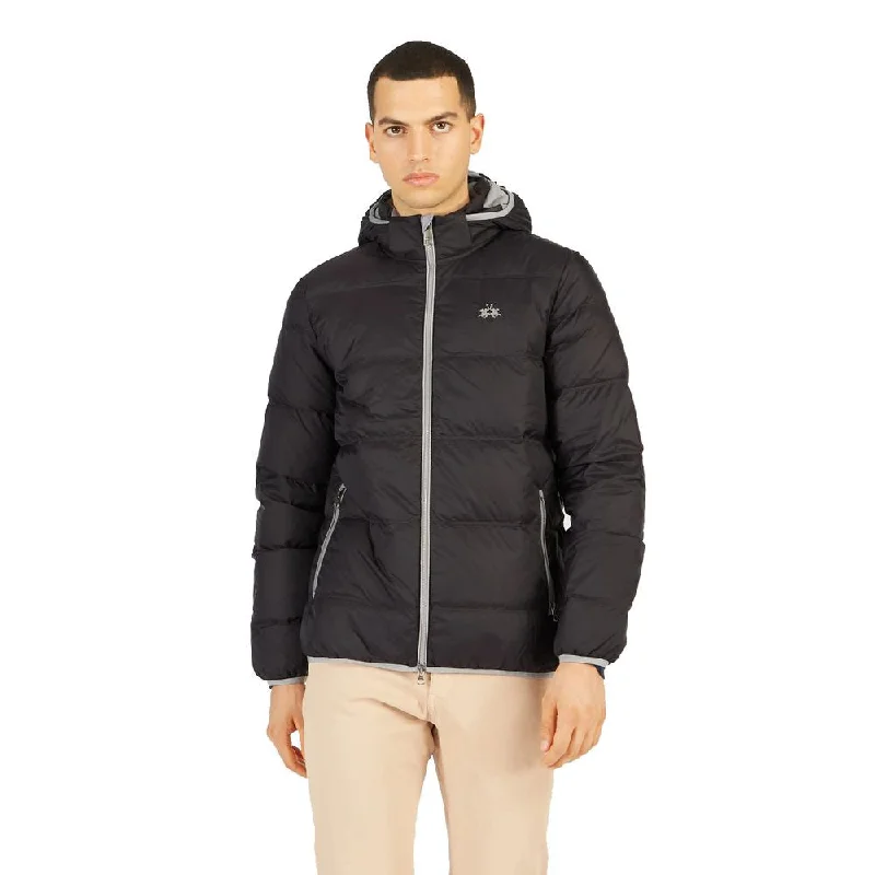 Embroidered men jackets with intricate floral designs for a unique aestheticLa Martina Elegant Goose Down Men's Jacket with Men's Hood Embroidered men jackets with intricate floral designs for a unique aestheticLa Martina Elegant Goose Down Men's Jacket with Men's Hood