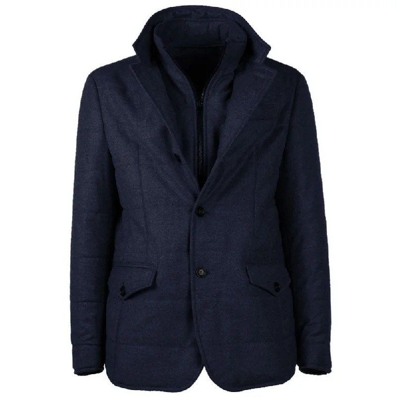 Performance - driven men jackets with breathable fabric for sportsMade in Italy Wool Men's Jacket Performance - driven men jackets with breathable fabric for sportsMade in Italy Wool Men's Jacket