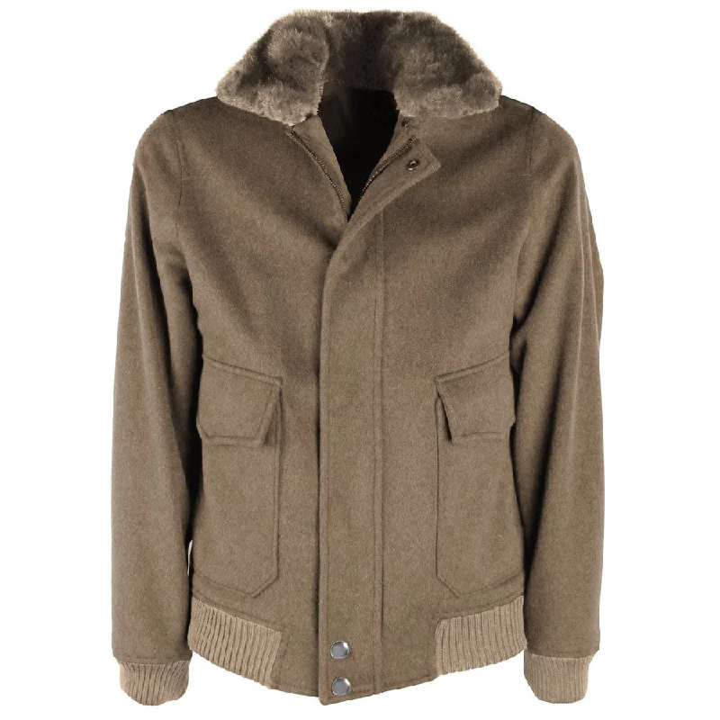 Corduroy men jackets in earthy tones for a rustic charmMade in Italy Wool Vergine Men's Jacket Corduroy men jackets in earthy tones for a rustic charmMade in Italy Wool Vergine Men's Jacket