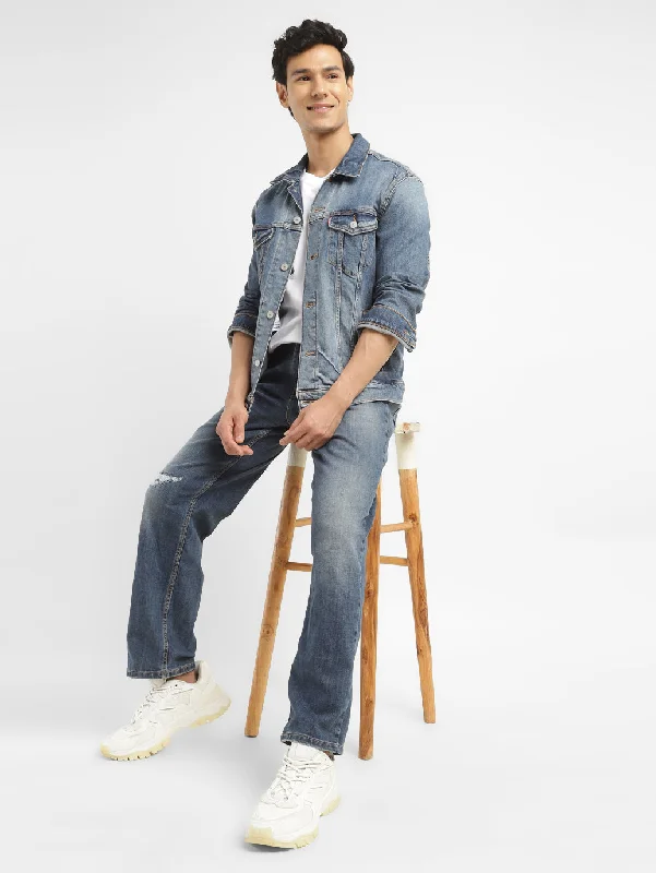 Men's Jeans with a Button - Fly for a Traditional and Classic AestheticMen's 550 Blue Relaxed Fit Jeans Men's Jeans with a Button - Fly for a Traditional and Classic AestheticMen's 550 Blue Relaxed Fit Jeans