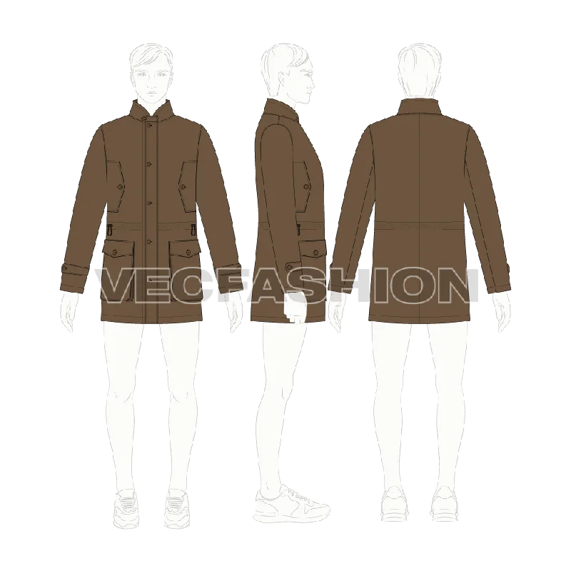 Corduroy men jackets in earthy tones for a rustic charmMens Barbour Jacket