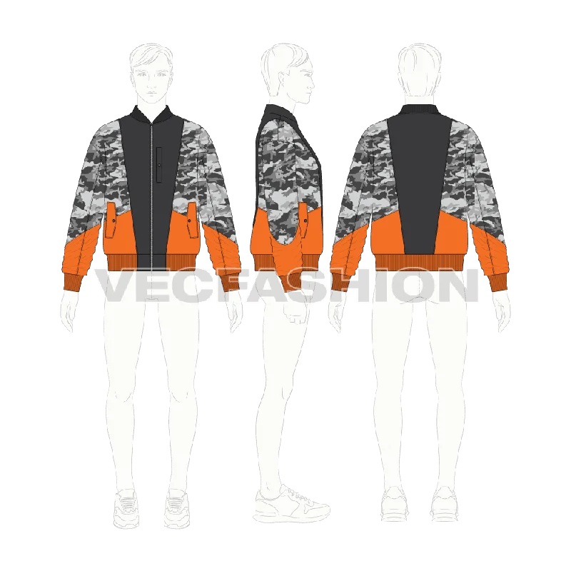 Lightweight men jackets made from recycled nylon for eco - friendly travelMens Camo Fashion Jacket Lightweight men jackets made from recycled nylon for eco - friendly travelMens Camo Fashion Jacket