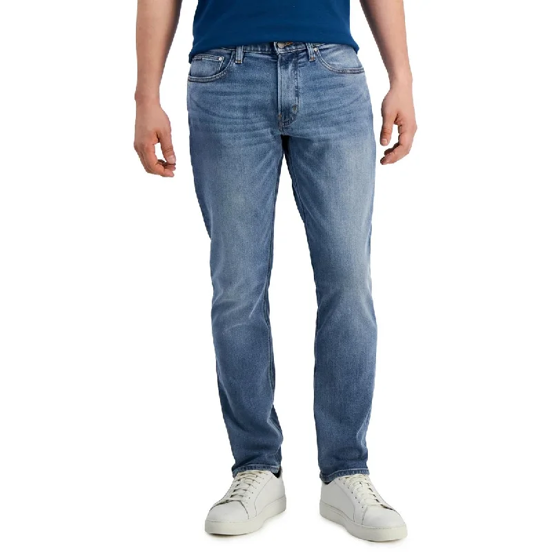 Men's Jeans with a Button - Fly for a Traditional and Classic AestheticMichael Kors Mens Mid Rise Denim Straight Leg Jeans Men's Jeans with a Button - Fly for a Traditional and Classic AestheticMichael Kors Mens Mid Rise Denim Straight Leg Jeans