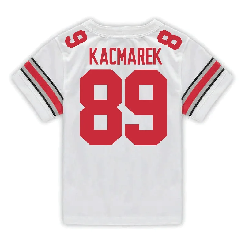 Men's Throwback Tennis Jerseys Inspired by Iconic Matches and PlayersOhio State Buckeyes Nike #89 Will Kacmarek Student Athlete White Football Jersey Men's Throwback Tennis Jerseys Inspired by Iconic Matches and PlayersOhio State Buckeyes Nike #89 Will Kacmarek Student Athlete White Football Jersey