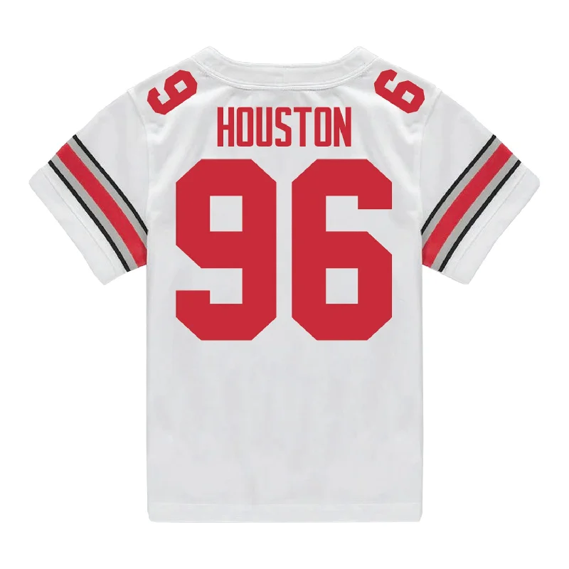 Men's Replica Hockey Jerseys of Star Players for Devoted Ice Hockey SupportersOhio State Buckeyes Nike #96 Eddrick Houston Student Athlete White Football Jersey