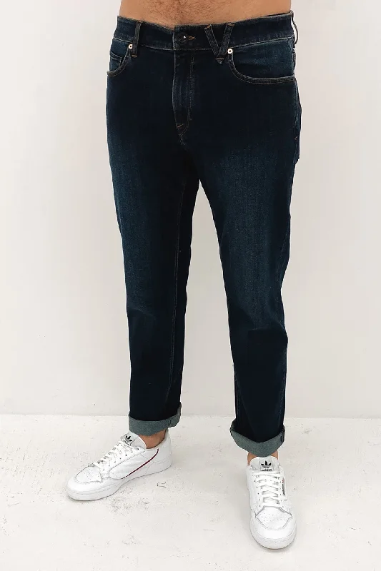 Men's Jeans with a Frayed Hem for a Casual and Effortless StyleSolver Modern Straight Jean Vintage Blue Men's Jeans with a Frayed Hem for a Casual and Effortless StyleSolver Modern Straight Jean Vintage Blue