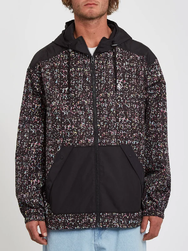 Hooded men jackets with a detachable faux - fur trim for added warmthStonewaver Jacket - BLACK Hooded men jackets with a detachable faux - fur trim for added warmthStonewaver Jacket - BLACK