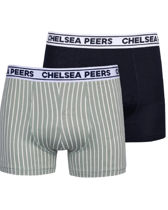 Men's boxer briefs with a stretch - woven fabric​Stripe Two Pack Boxer Shorts Set