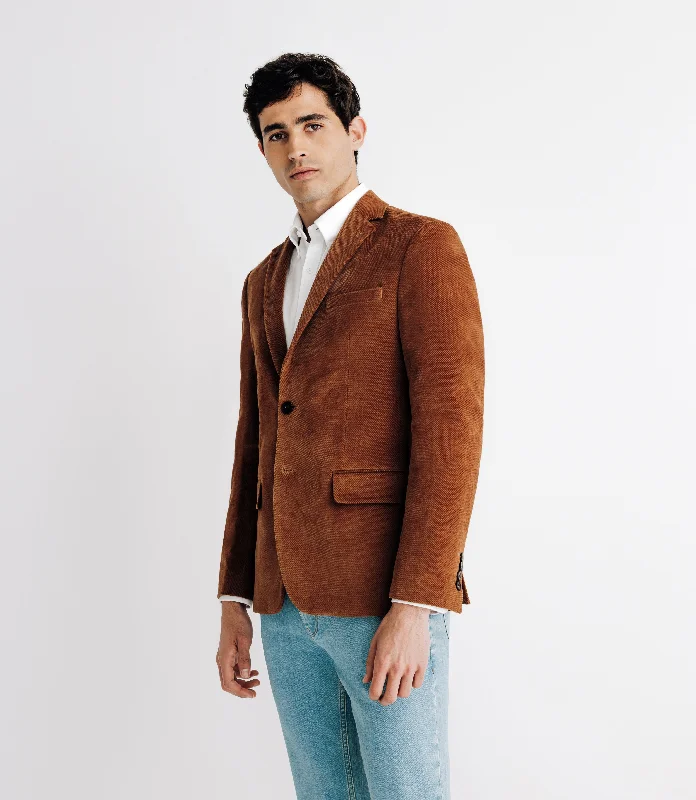 Men's Linen - Cotton Blend Blazer in Tan with Roll - Up Sleeves for a Laid - Back Summer LookVeste en velours fantaisie camel Men's Linen - Cotton Blend Blazer in Tan with Roll - Up Sleeves for a Laid - Back Summer LookVeste en velours fantaisie camel
