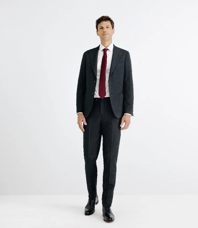 Men's Lightweight Linen - Blend Blazer in Beige for a Casual and Comfortable Summer EnsembleVeste ville séparable ajustée grise