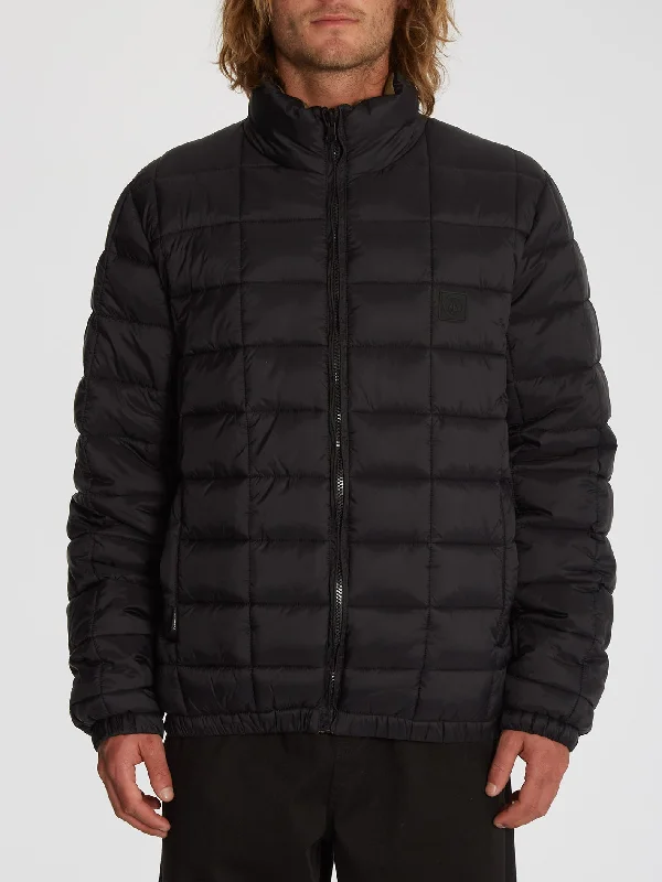 Men jackets with a zip - off sleeves to convert to a vestWalltzerd Jacket (Reversible) - BLACK Men jackets with a zip - off sleeves to convert to a vestWalltzerd Jacket (Reversible) - BLACK