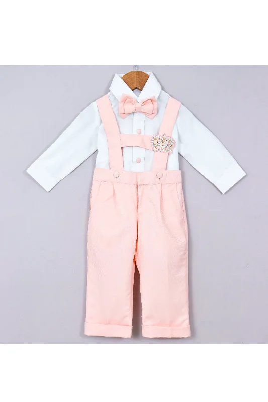 Men's Patterned Checkered Cotton Blazer in Multicolor for a Stylish and Trendy AppearanceWhite Cotton Shirt With Peach Crown Embroidered Suspender Set Men's Patterned Checkered Cotton Blazer in Multicolor for a Stylish and Trendy AppearanceWhite Cotton Shirt With Peach Crown Embroidered Suspender Set