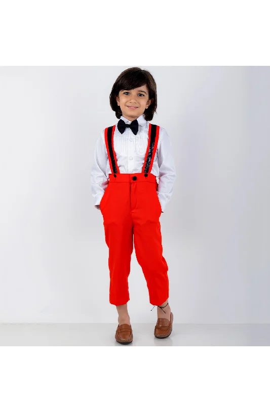 Men's Pin - Striped Wool - Blend Blazer in Navy and White for a Traditional Business AttireWhite Shirt With Sequined Suspender And Bow Set Men's Pin - Striped Wool - Blend Blazer in Navy and White for a Traditional Business AttireWhite Shirt With Sequined Suspender And Bow Set