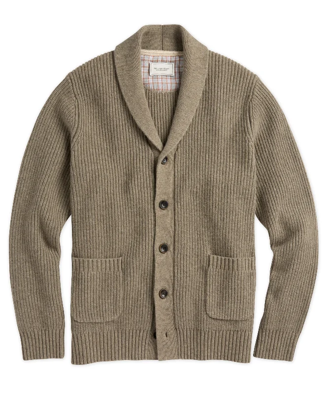 Men's Embroidered Floral Patterned Silk - Blend Sweater in Cream for a Spring - Inspired LookCotton-Blend Ribbed Shawl Cardigan Sweater Men's Embroidered Floral Patterned Silk - Blend Sweater in Cream for a Spring - Inspired LookCotton-Blend Ribbed Shawl Cardigan Sweater