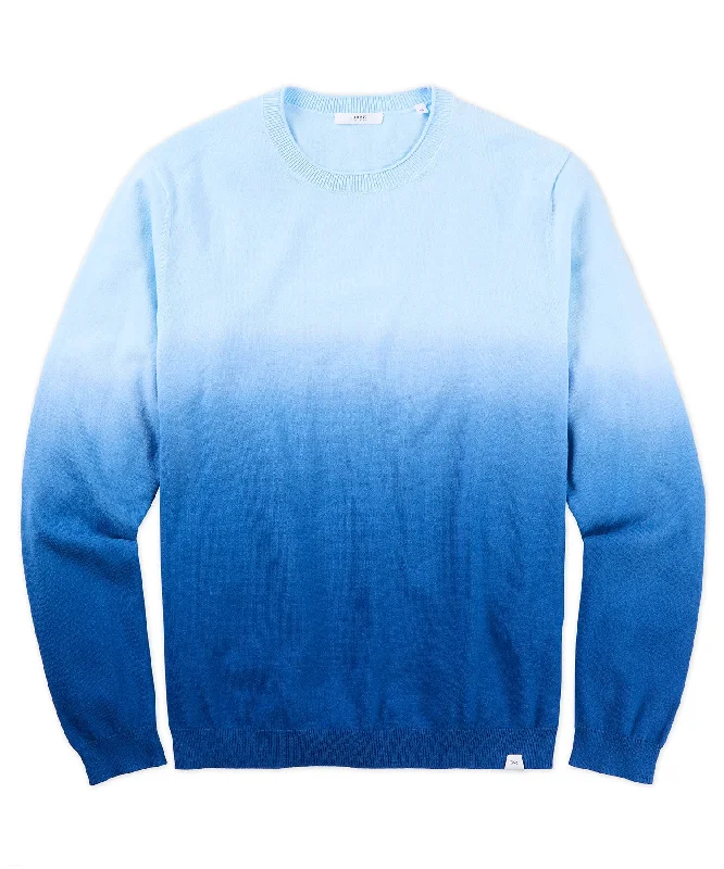 Plus Size Men's Pocket - Detail Sweater in Olive Green for a Practical and Fashionable Everyday WearBrax Cotton-Linen Dip-Dye Sweater
