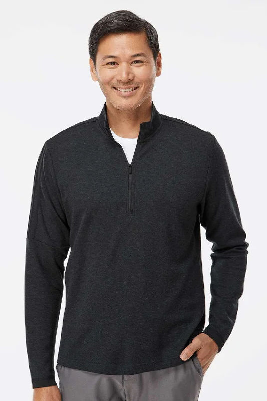 Men's Cable - Knit Turtleneck Merino Wool Sweater in Charcoal for a Winter Business LookAdidas Mens 3 Stripes Moisture Wicking 1/4 Zip Sweater - Black Melange Men's Cable - Knit Turtleneck Merino Wool Sweater in Charcoal for a Winter Business LookAdidas Mens 3 Stripes Moisture Wicking 1/4 Zip Sweater - Black Melange