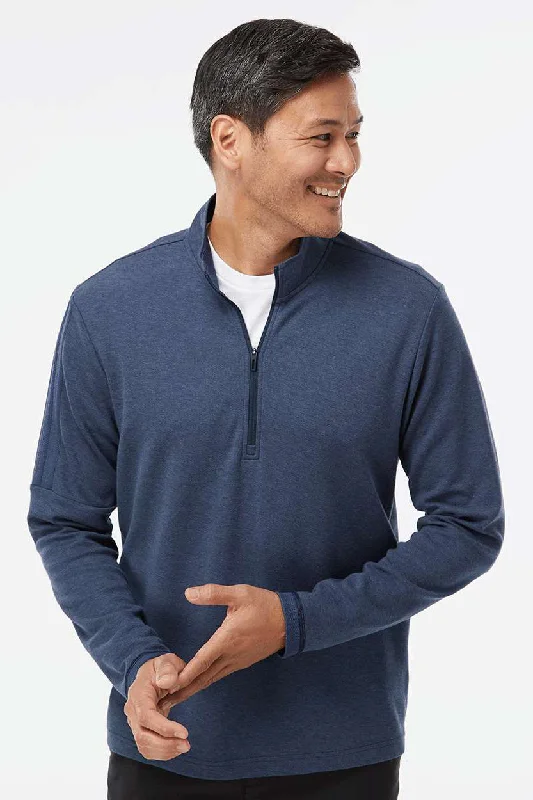 Men's Jacquard Patterned Wool - Acrylic Sweater in Purple for a Sophisticated Autumn OutfitAdidas Mens 3 Stripes Moisture Wicking 1/4 Zip Sweater - Collegiate Navy Blue Melange Men's Jacquard Patterned Wool - Acrylic Sweater in Purple for a Sophisticated Autumn OutfitAdidas Mens 3 Stripes Moisture Wicking 1/4 Zip Sweater - Collegiate Navy Blue Melange