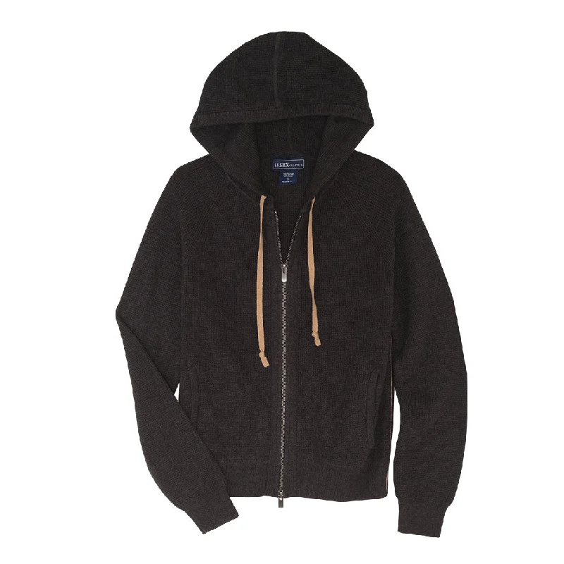 Regular Fit Men's Mock - Neck Sweater in Teal with a Side Slit for a Modern Office AttireEssex Lexi Zip Hoodie Cardigan Regular Fit Men's Mock - Neck Sweater in Teal with a Side Slit for a Modern Office AttireEssex Lexi Zip Hoodie Cardigan