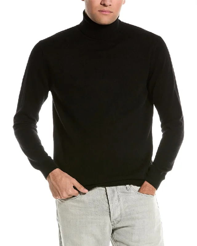 Men's Chunky Knit Fair Isle Patterned Wool Sweater in Multicolor for a Festive Holiday OutfitForte Cashmere Turtleneck Cashmere Sweater Men's Chunky Knit Fair Isle Patterned Wool Sweater in Multicolor for a Festive Holiday OutfitForte Cashmere Turtleneck Cashmere Sweater